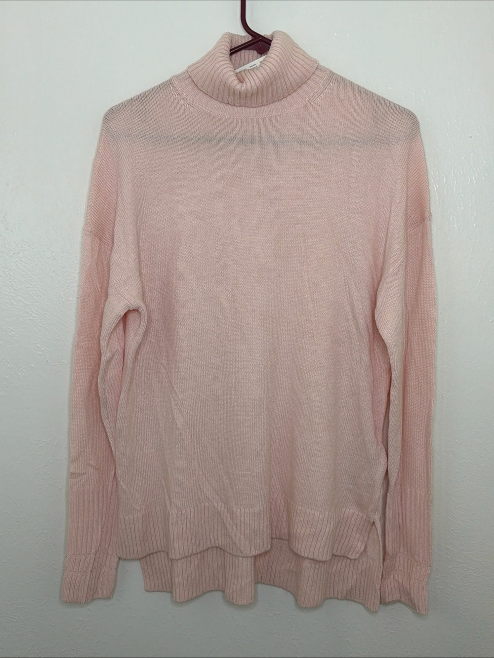 J. Crew Women’s light pink turtleneck knit sweater NWT size M